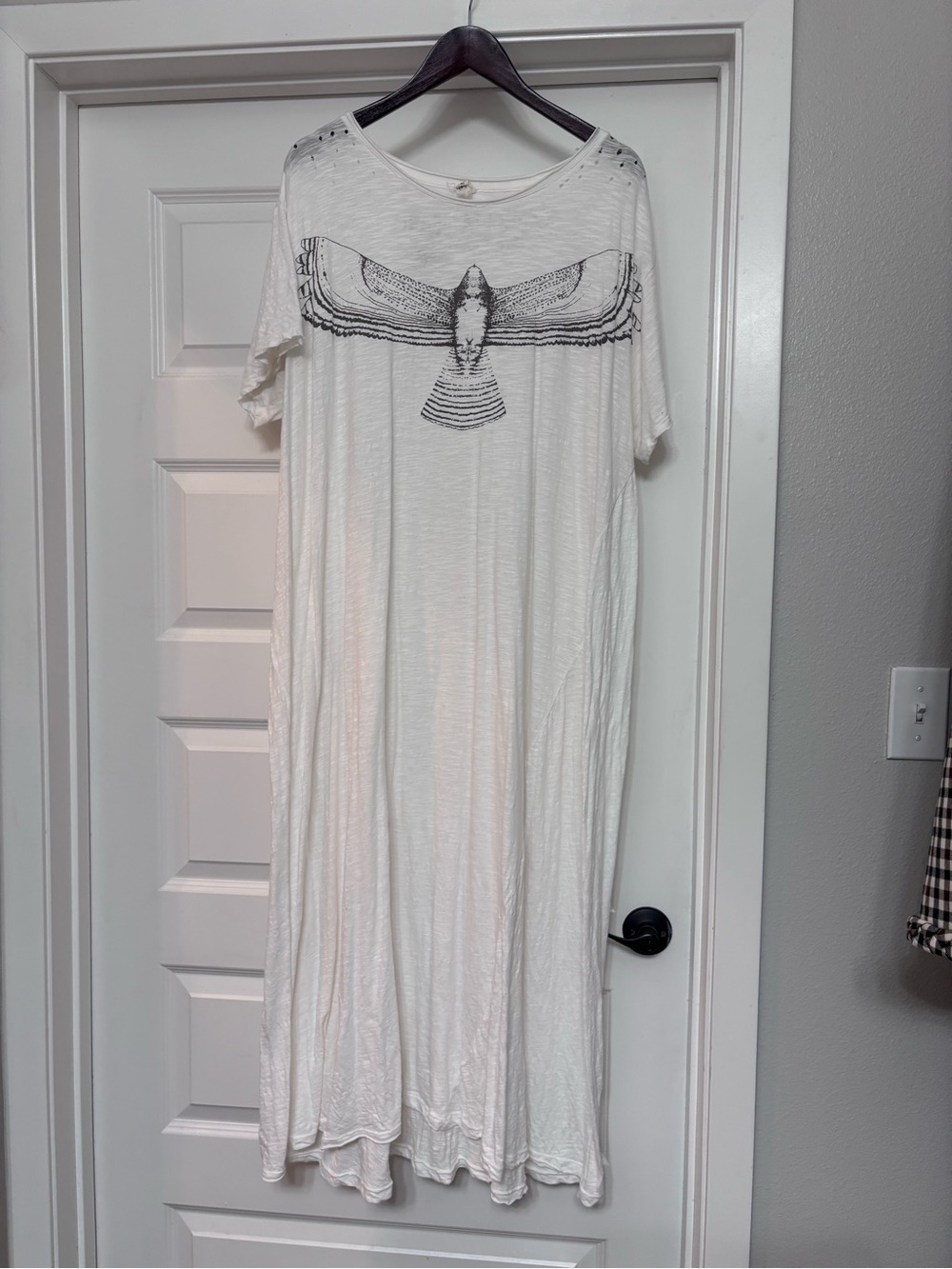 Magnolia Pearl Hawk Short-Sleeve Maxi T Shirt Dress